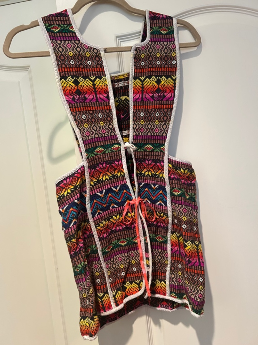 Colorful Aztec Patterned Sleeveless Tunic - Picture 3 of 4